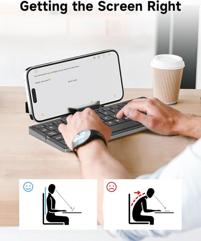Mini Bluetooth Foldable Keyboard