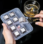 Stainless Steel Ice Cubes (12 Pcs)