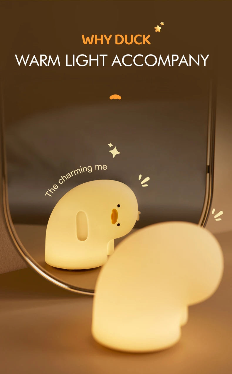 Cute Duck LED Night Lamp