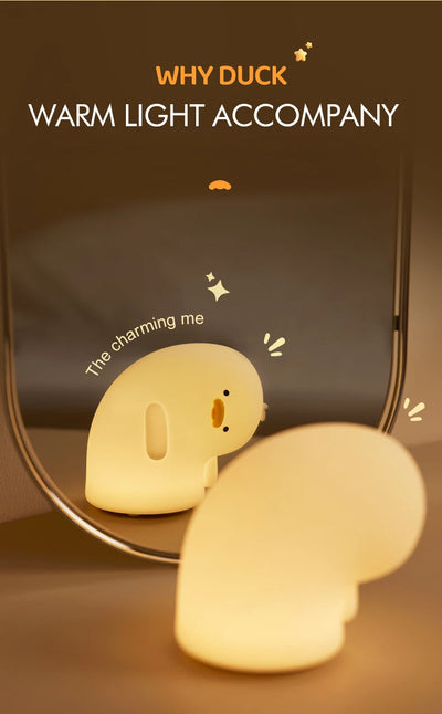 Cute Duck LED Night Lamp