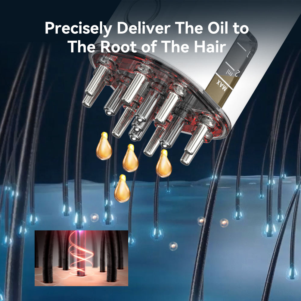 Electric Scalp Massager & Oil Applicator