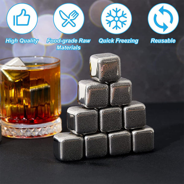 Stainless Steel Ice Cubes