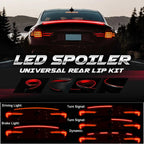 LED Spoiler - Universal Rear Lip Kit