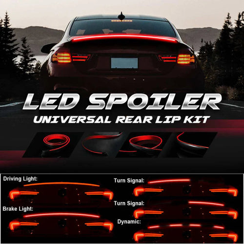 LED Spoiler - Universal Rear Lip Kit